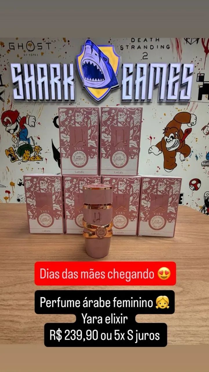 PERFUME ÁRABE  ORIGINAL FEMENINO YARA ELIXIR LACRADO 