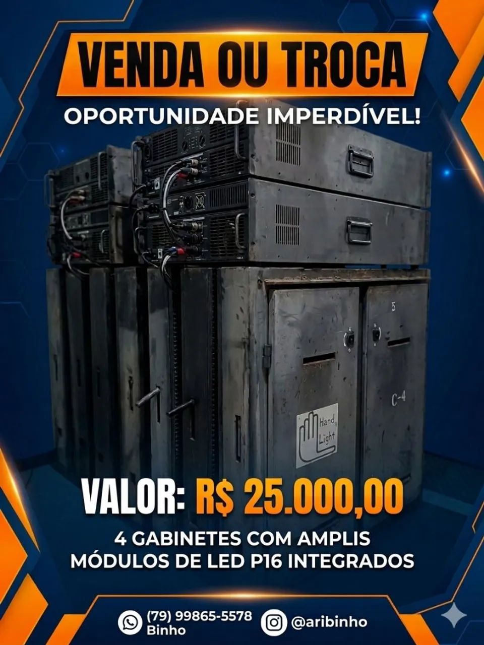 Painel de led P16 oportunidade!!! - Foto 3