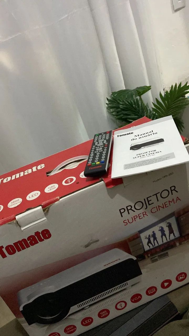 Projetor tomate telão  - Foto 2