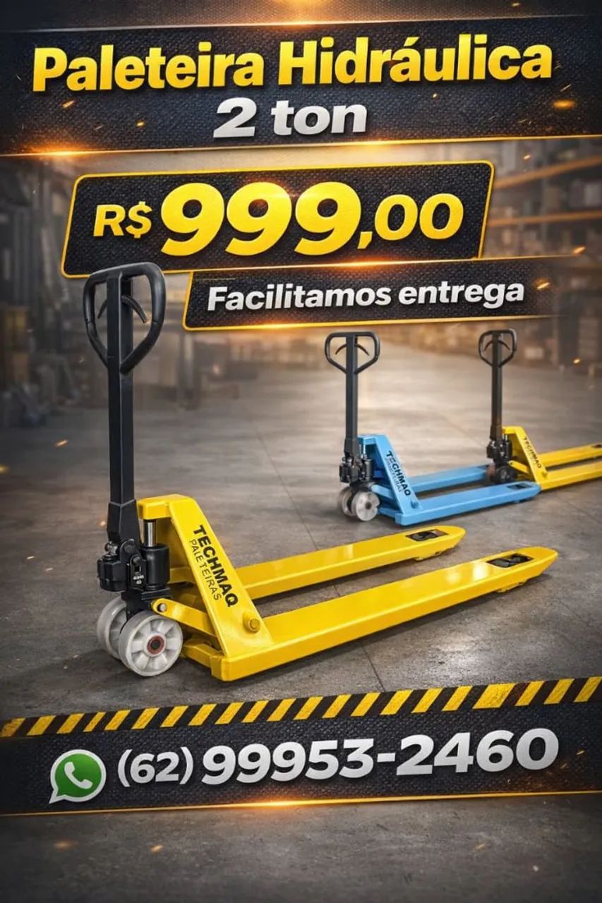 Paleteira burrinha para 2 toneladas