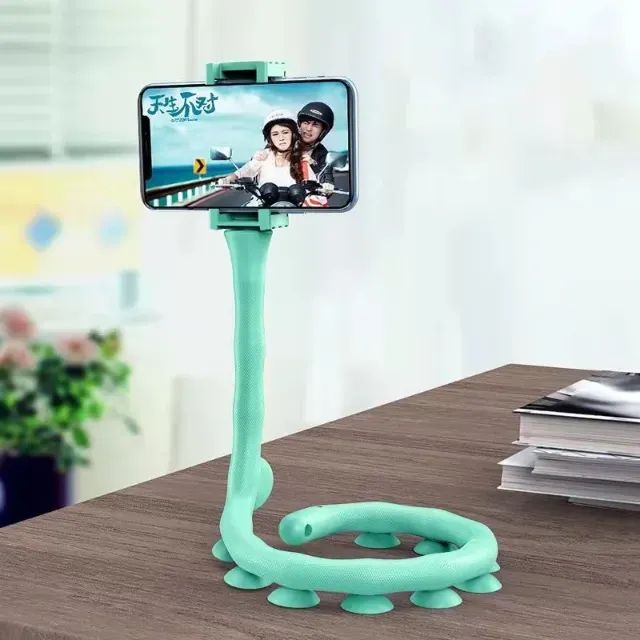 Suporte Porta Celular com Ventosa Estilo Flexível Centopeia - NOVO - Foto 3