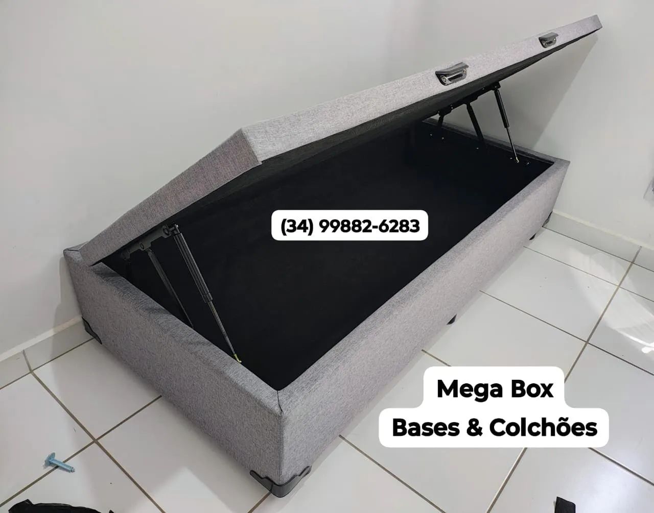 Box Baú Solteiro Blindado Novo com Entrega Grátis 