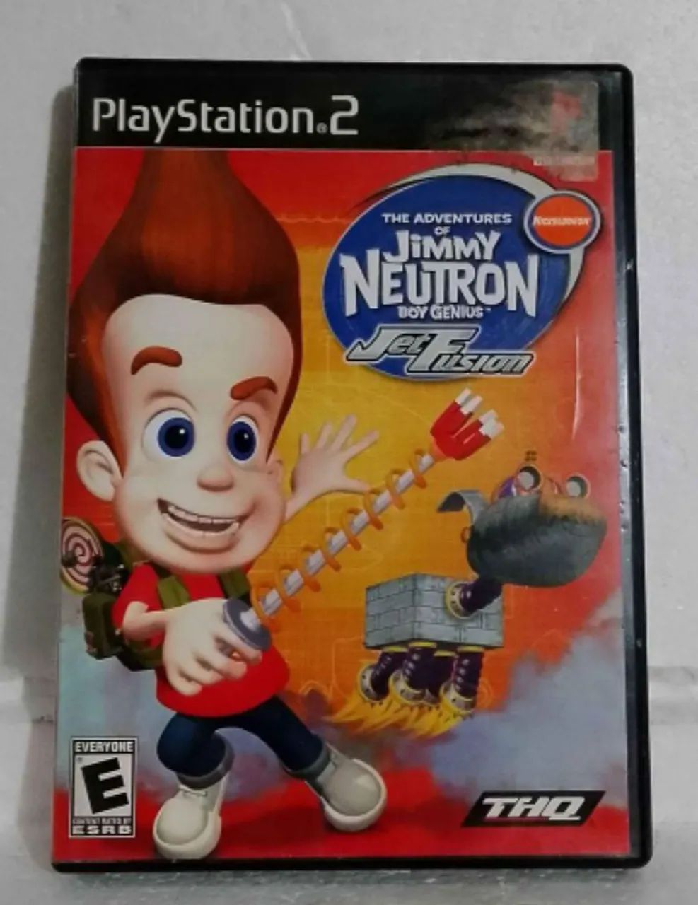 Jogo de ps2 the adventures jimmy nêutron boy genius jet fusion original ...
