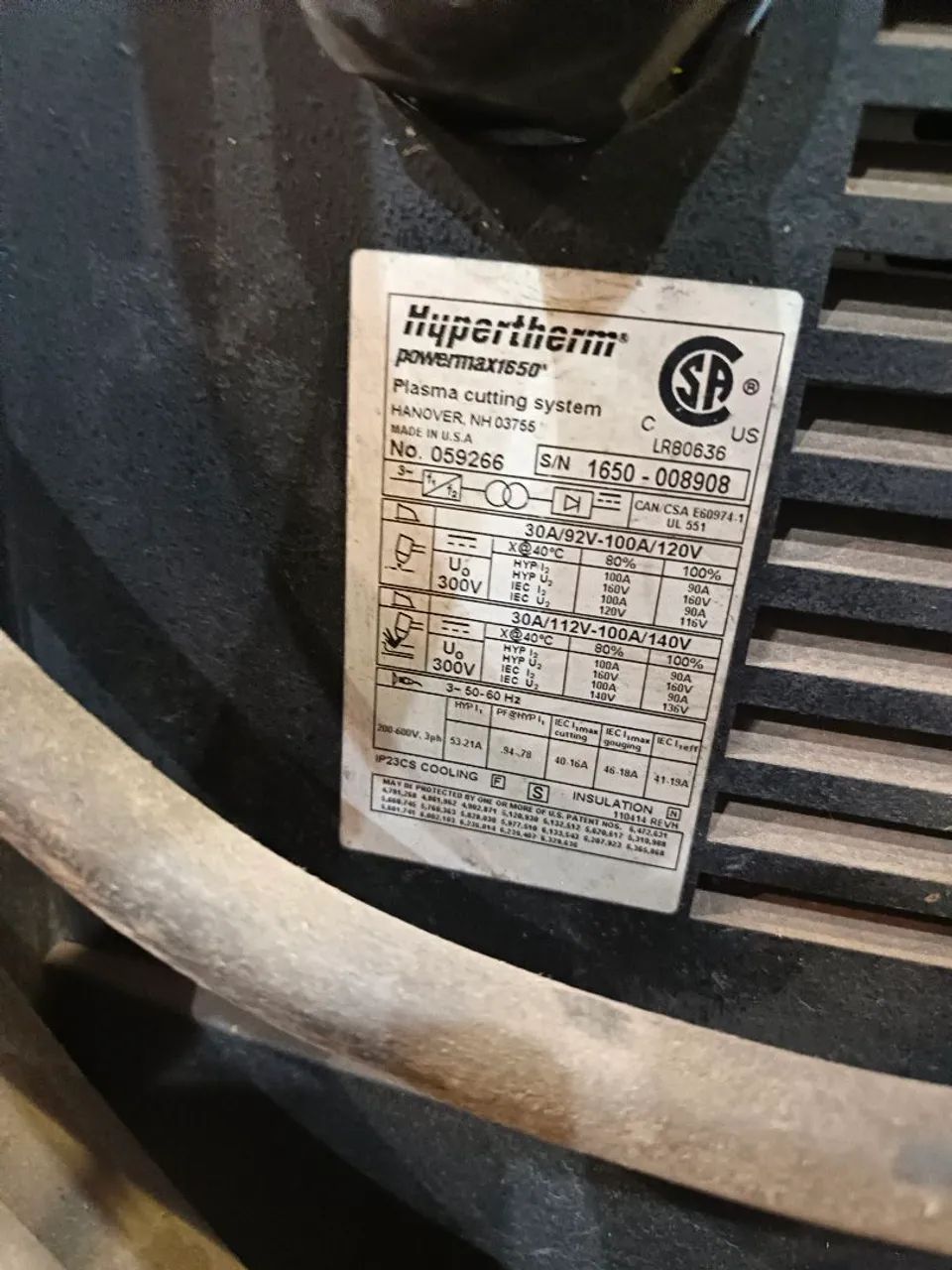 Plasma Hypertherm 1650 - Foto 2
