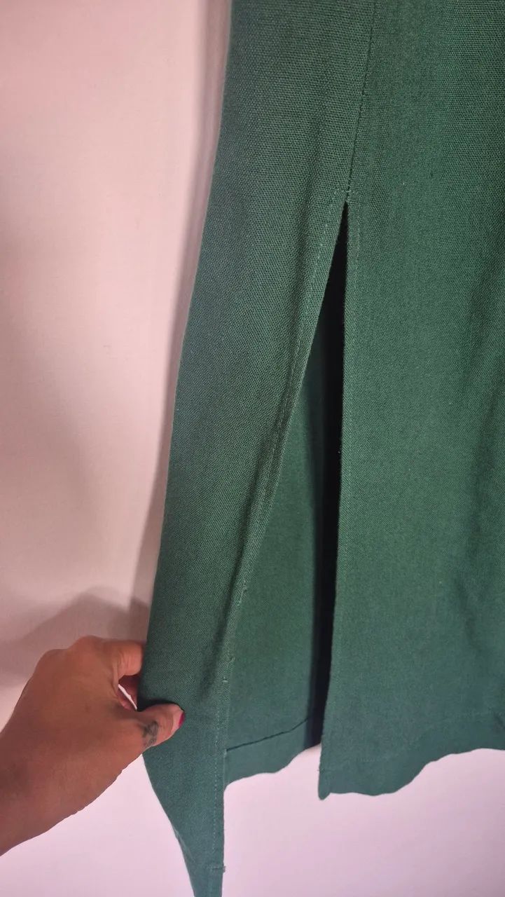 Vestido linho verde Youcom - Foto 2