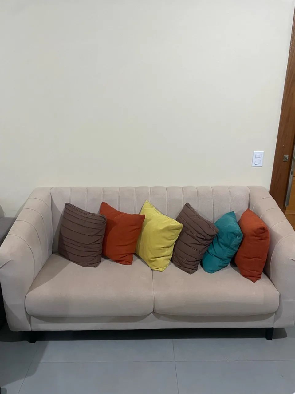  Sofá Madri 180cm Suede - Foto 2