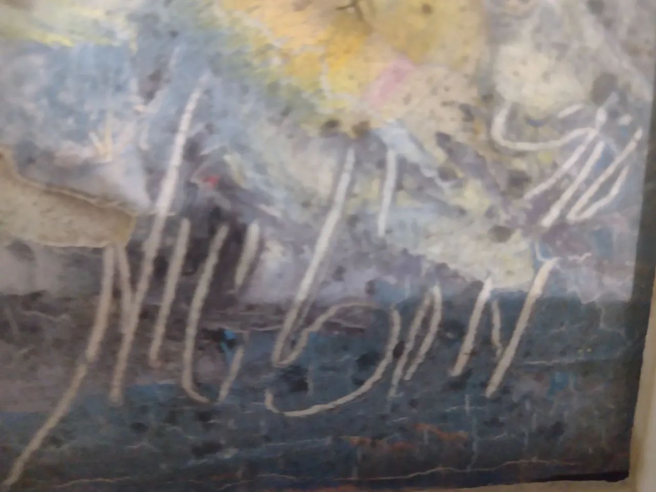 Tela pintada a óleo com relevo - Foto 5