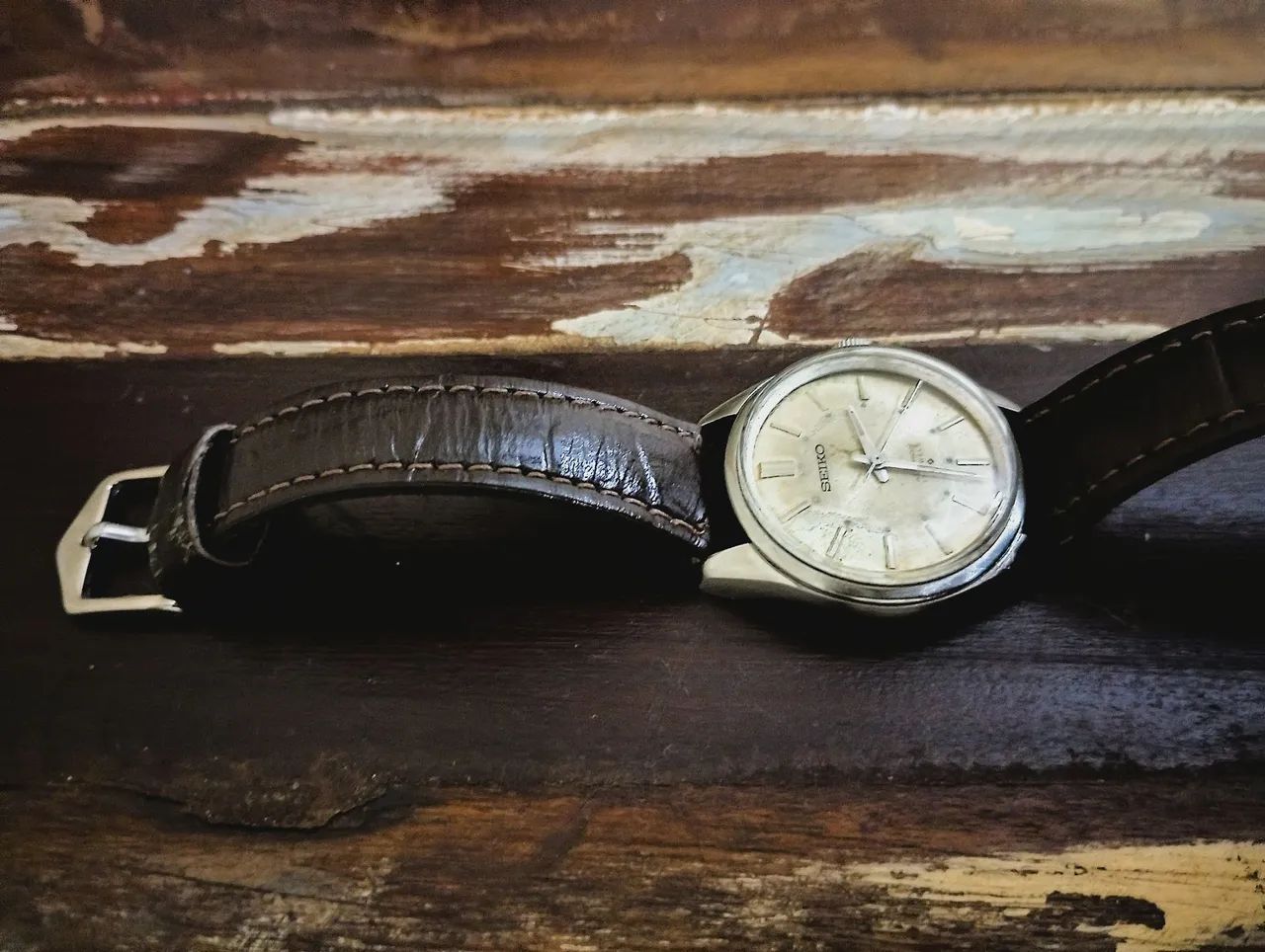 Seiko mecânico corda manual - Foto 2