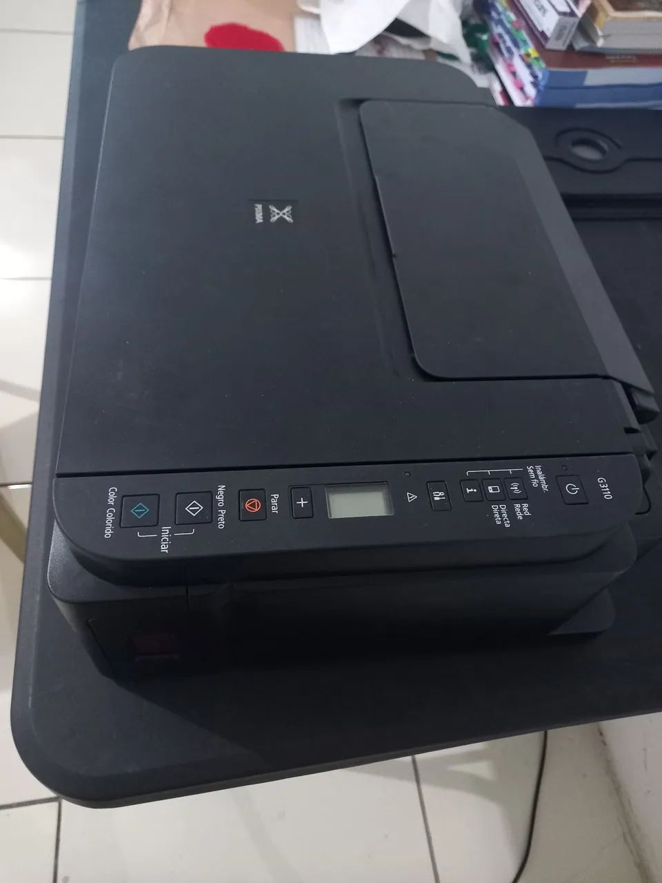 Vendo impressora Canon 3110 apresentando problema P10 no visor. R$ 150,00. *63 - Foto 2