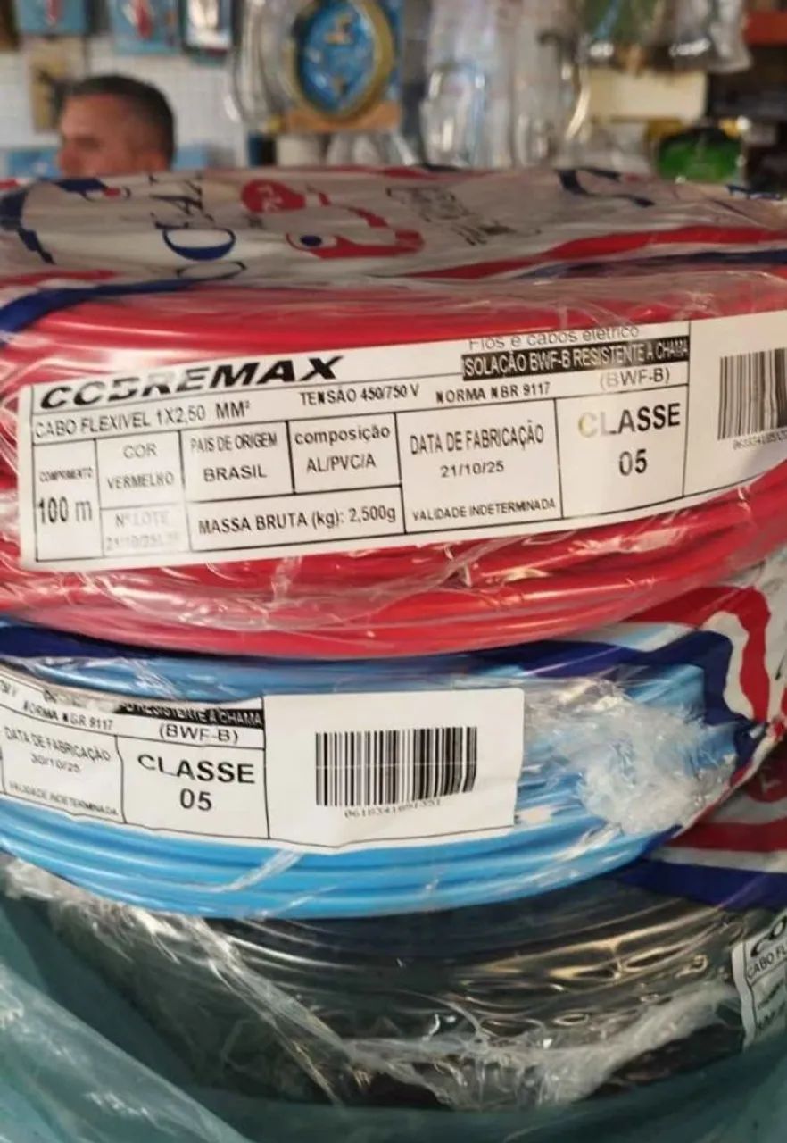Fios elétricos para tomadas e lâmpadas.  - Foto 3