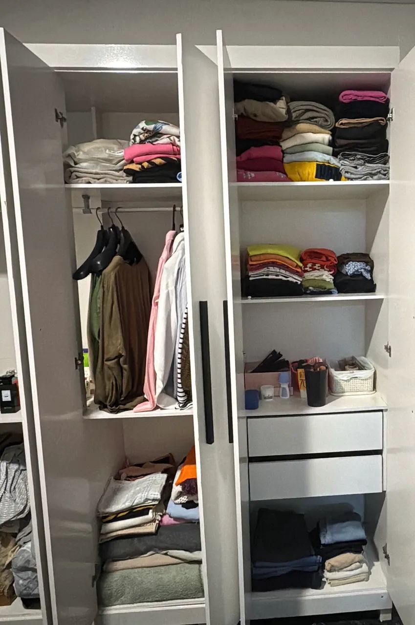 Guarda-Roupa Branco Grande - 8 Portas - Foto 2