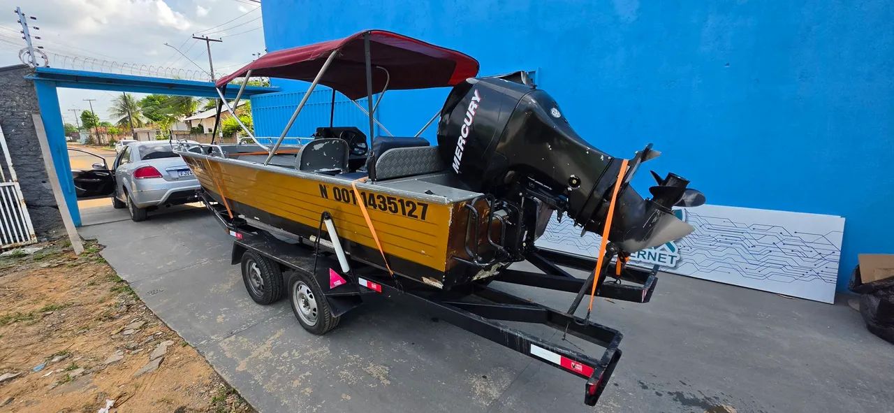 Vendo lancha barco 6x1.60 motor 75 mercury  - Foto 2