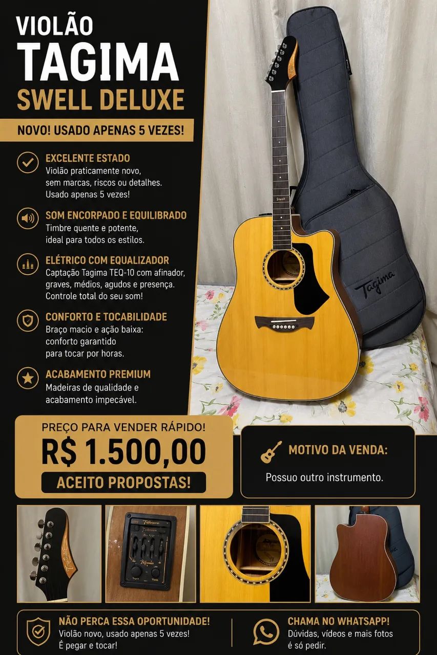 Violão Takamine e violão Tagima