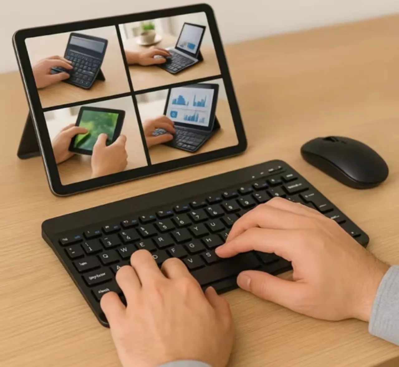 Mini teclado Bluetooth promoção  - Foto 2