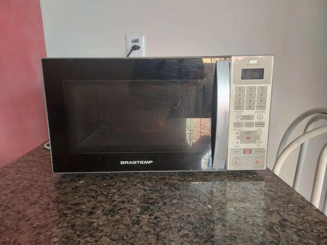 Microondas 127v inox com GRILL - Foto 5