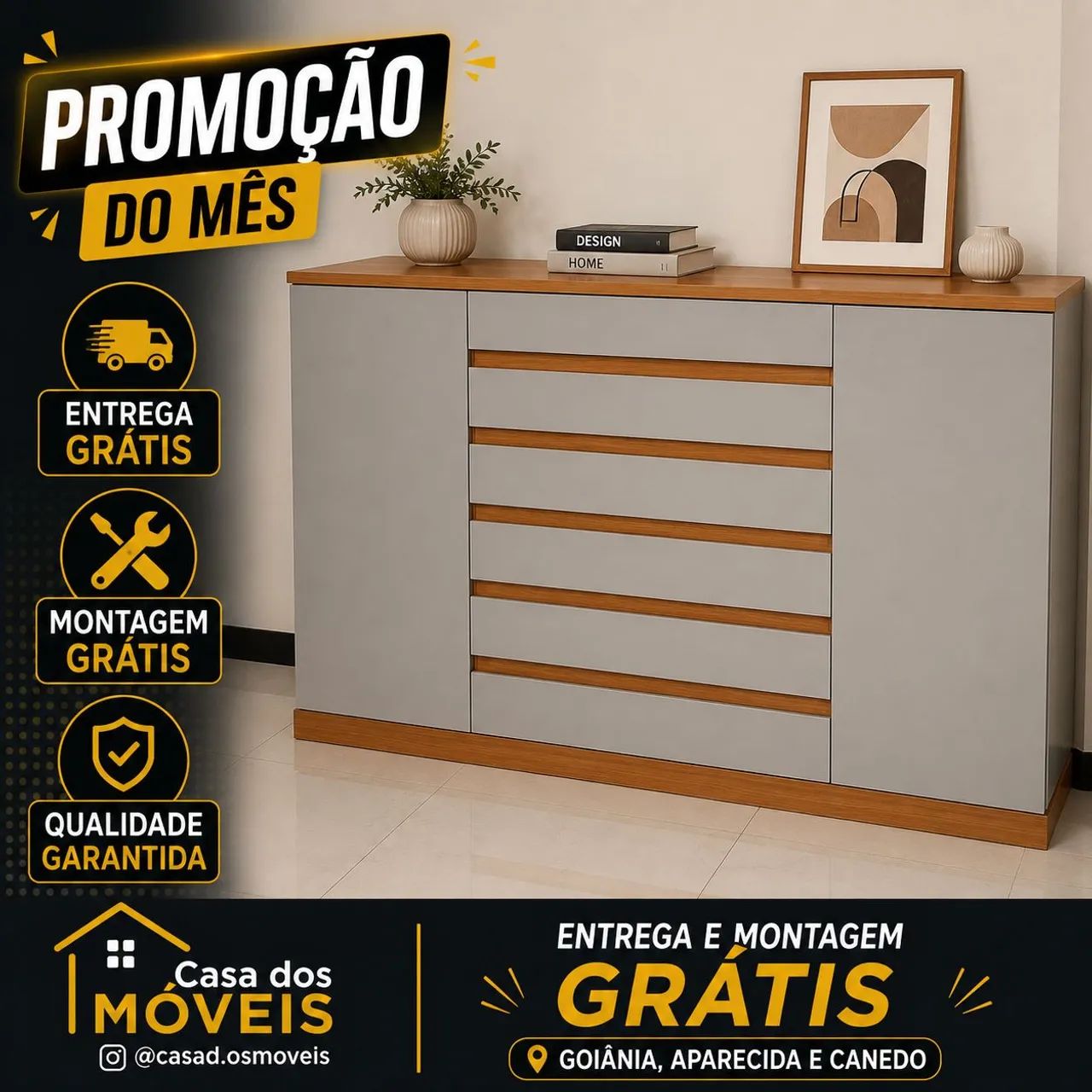Cômoda Gigante Vedra 