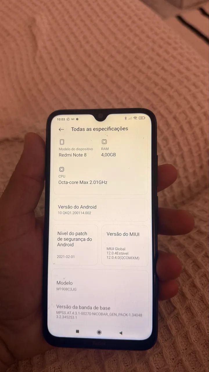 REDMI NOTE 8