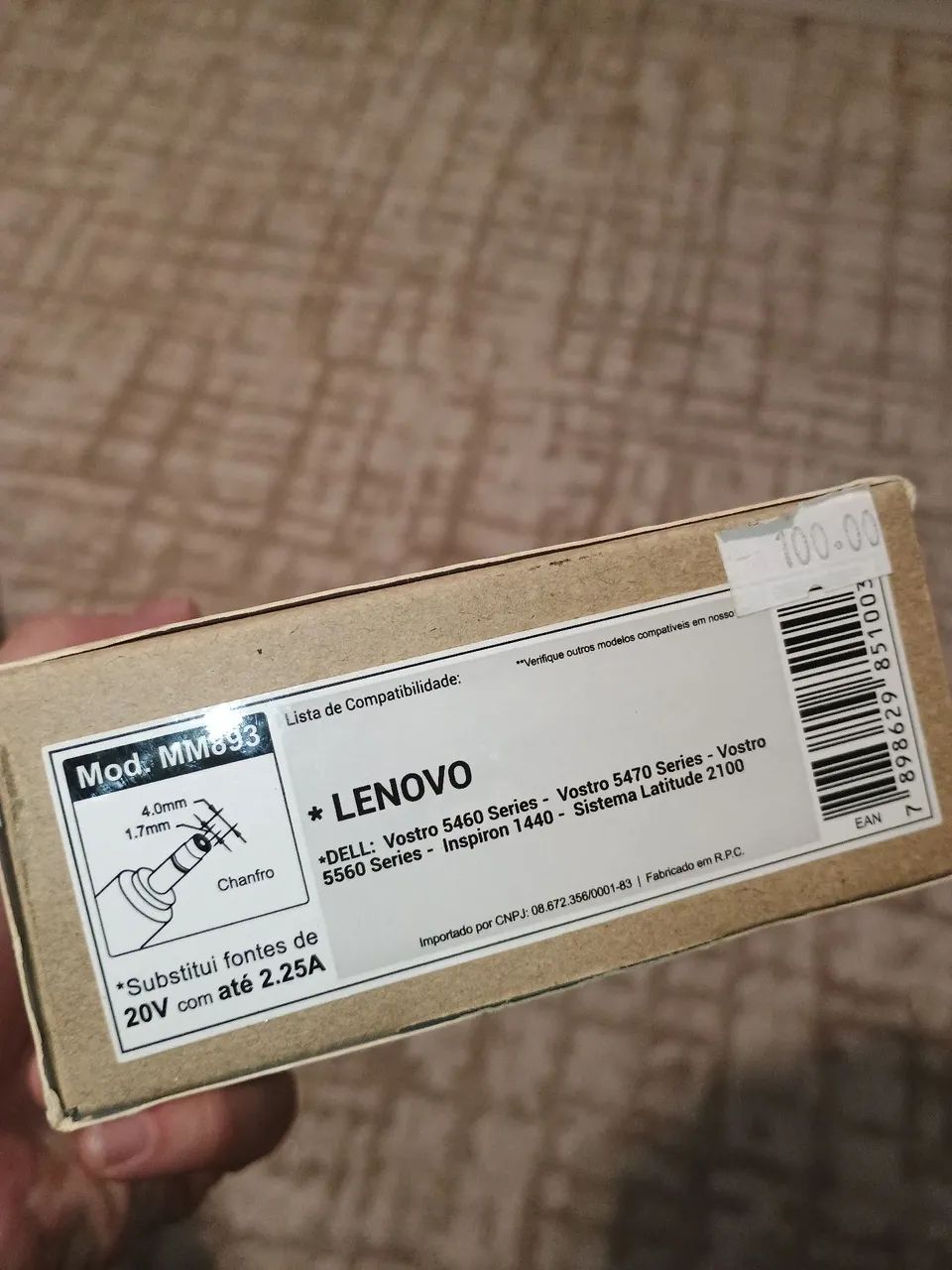 Fonte notebook Lenovo e Dell