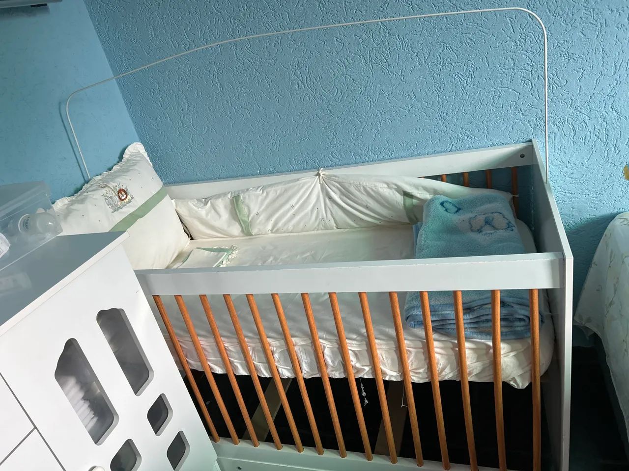 Berço Estilo Americano com Colchão para Bebê - Foto 2