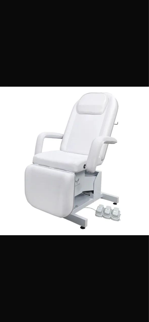 Maca poltrona elétrica de pedal e plastificada