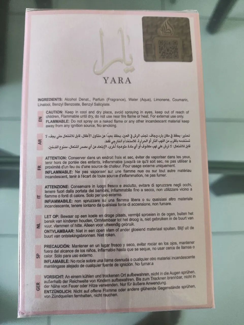 Perfume Árabe Yara Lattafa Feminino 100ml Eau De Parfum - Foto 3