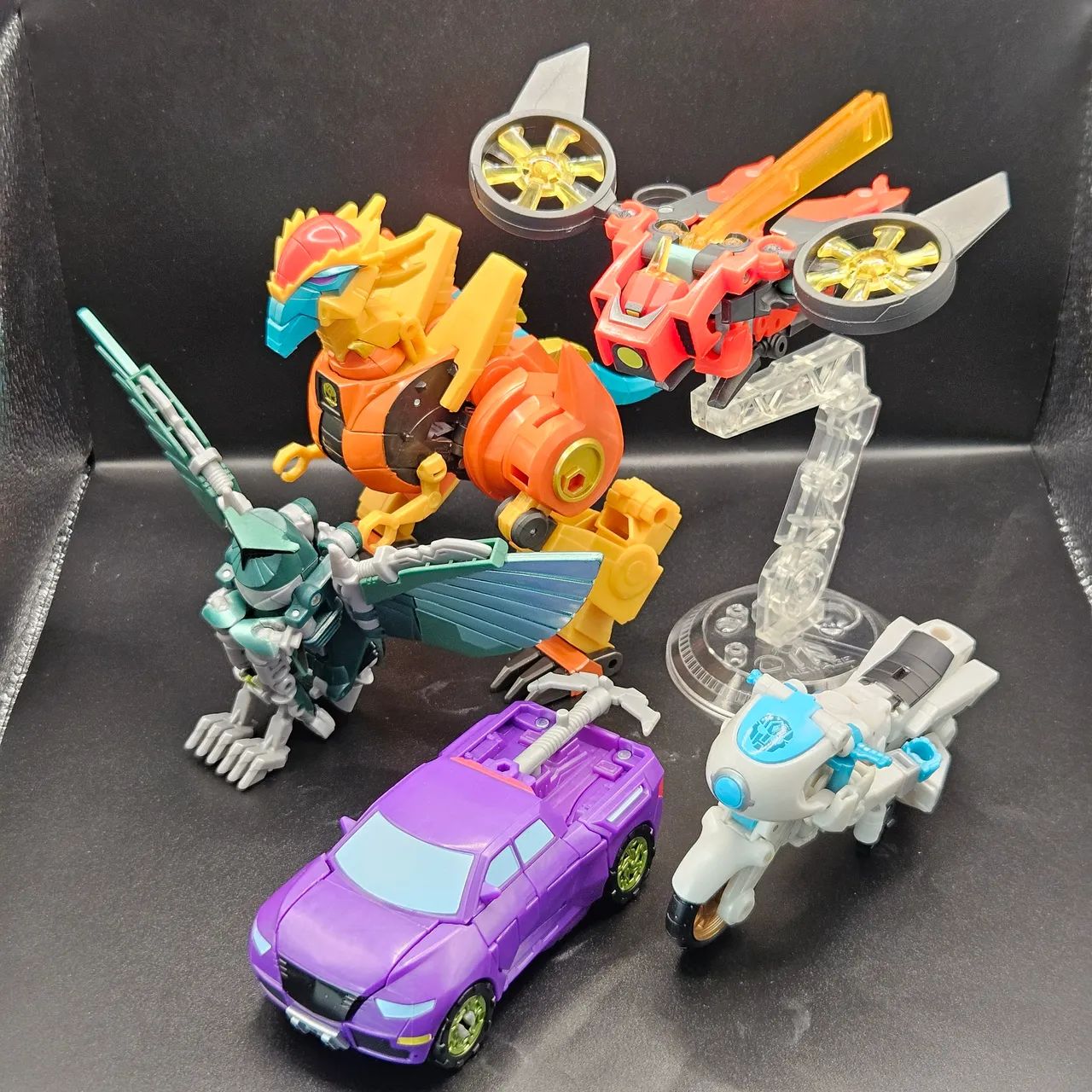 TRANSFORMERS EARTHSPARK TERRANS COLEÇÃO COMPLETA (USADO) - Foto 2