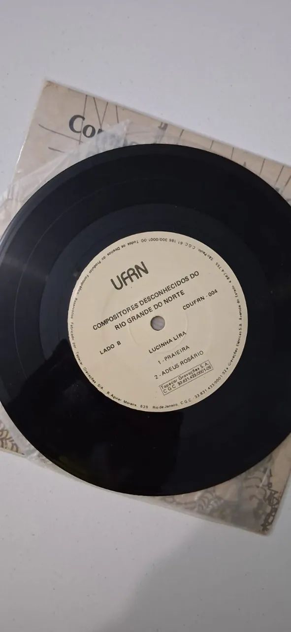 disco vinil compacto compositores desconhecidos do rio grande do norte usado - Foto 3