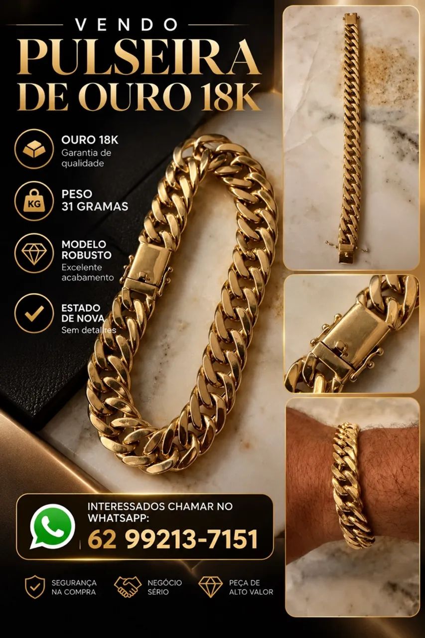 Vendo pulseira de ouro 18k  - Foto 2