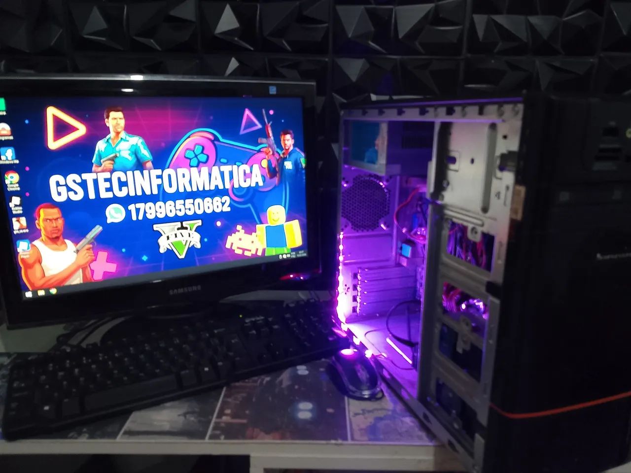 PC GAMER COMPLETO JA COM ROBLOX GTA SAN ENTREGAMOS CONSULTAR  - Foto 3