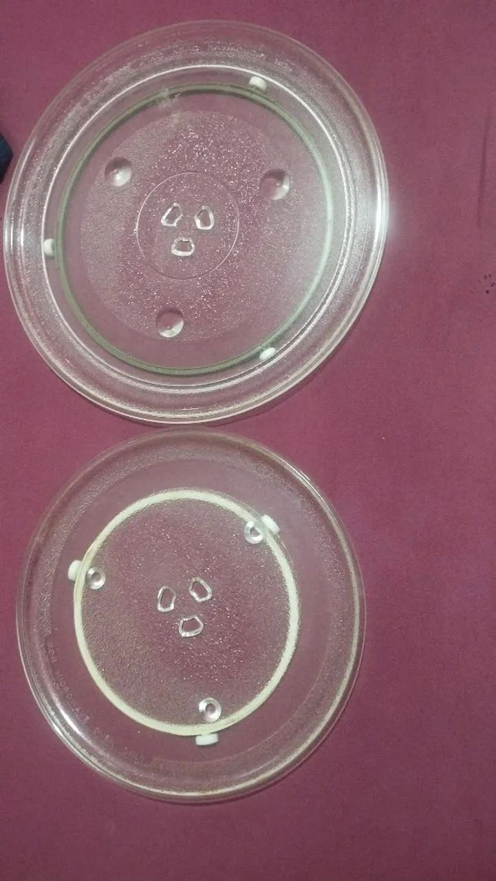 Prato de microondas 2 pratos 