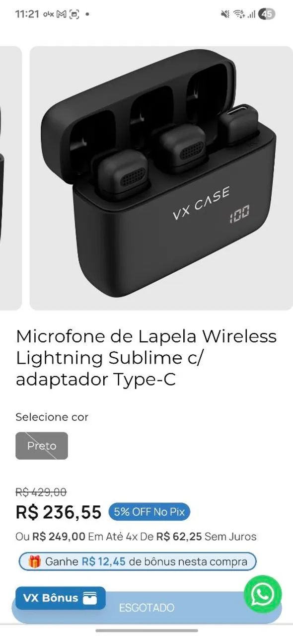 Microfone de lapela sublime - Foto 4