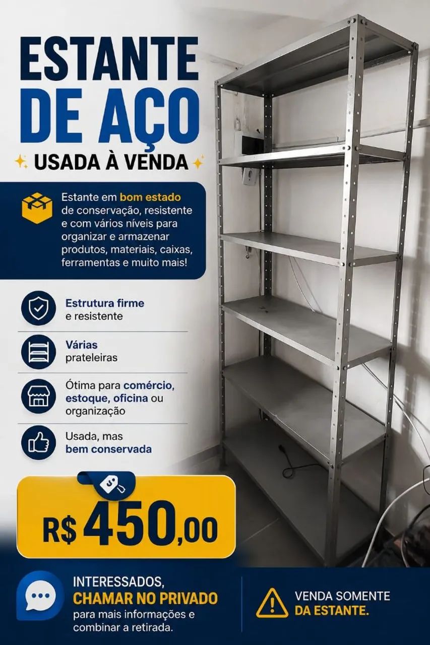 ESTANTE DE AÇO 
