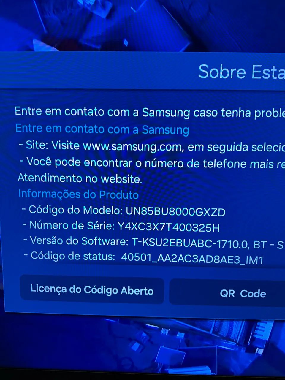 Smart TV 85? Samsung UN85BU8000GXZD  - Foto 4