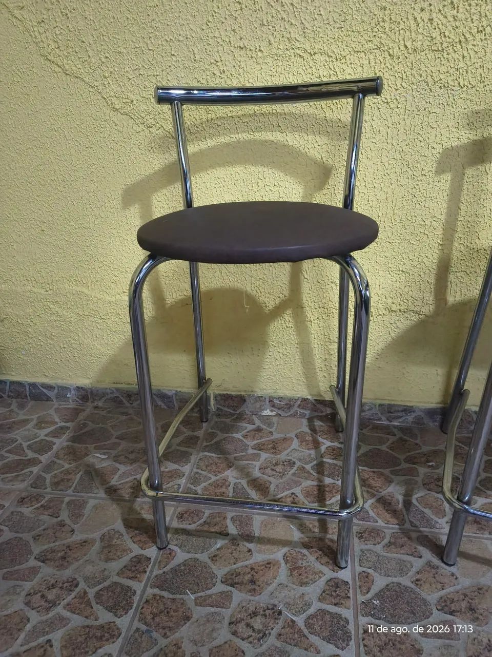 Banqueta alta cromada! - Foto 2