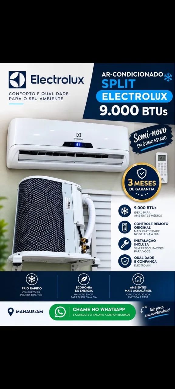 Split Electrolux 9.000 btus  - Foto 3