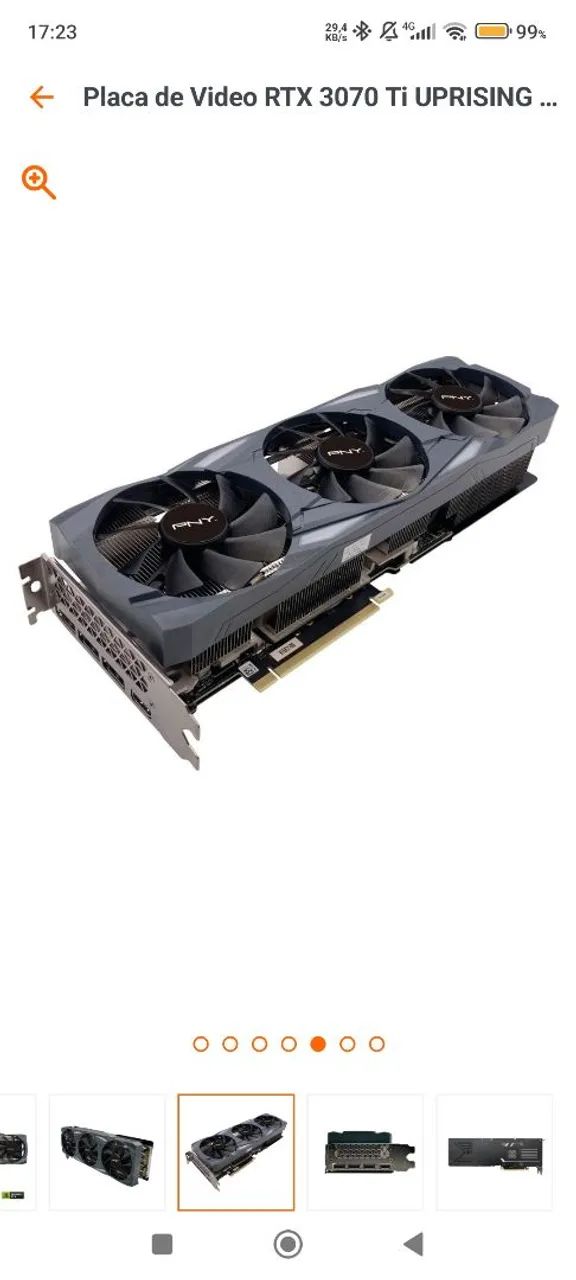 Placa de video RTX 3070 TI 8gb - Foto 4
