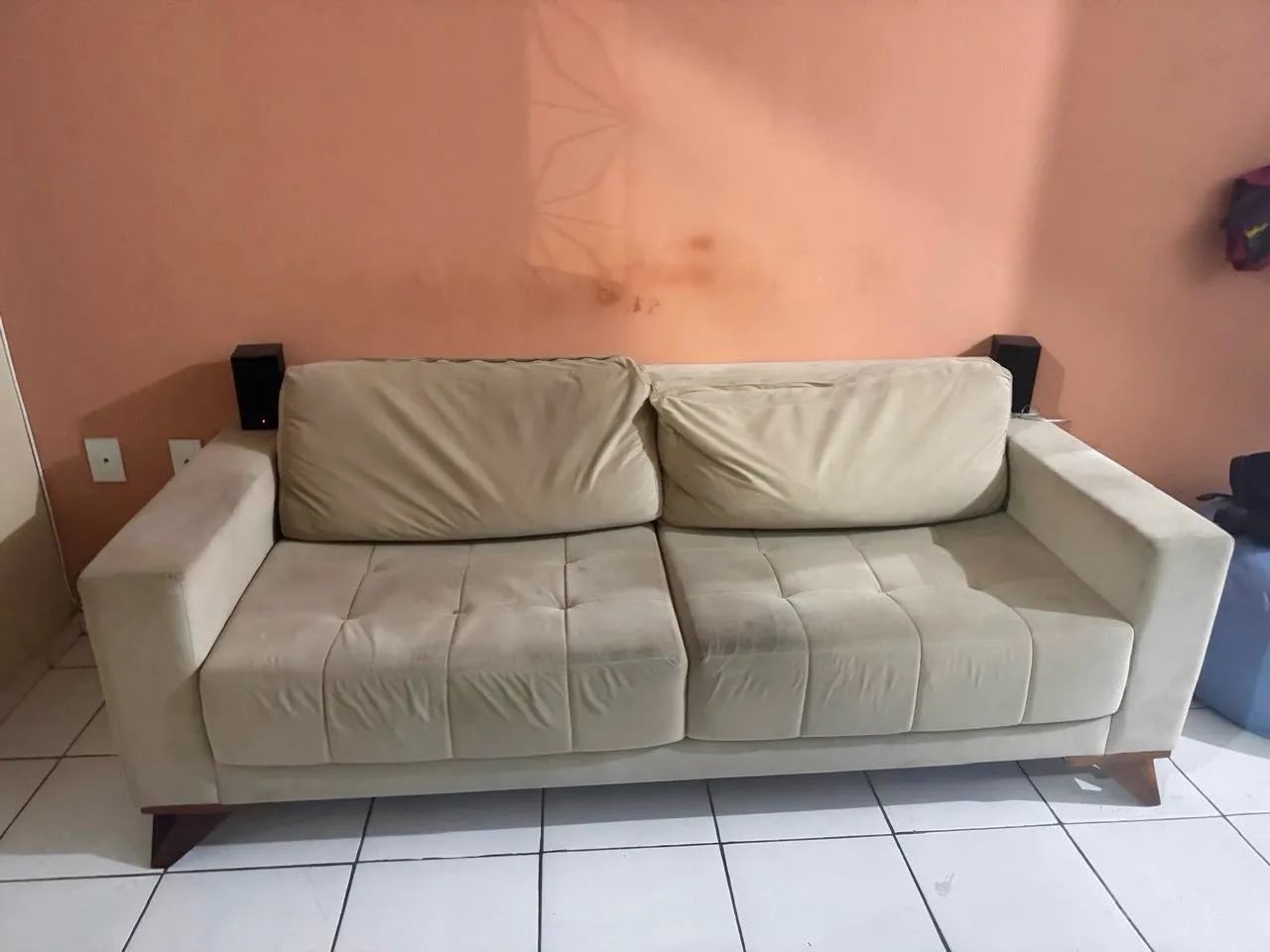 Sofá planejado 2 lugares muito conservado 