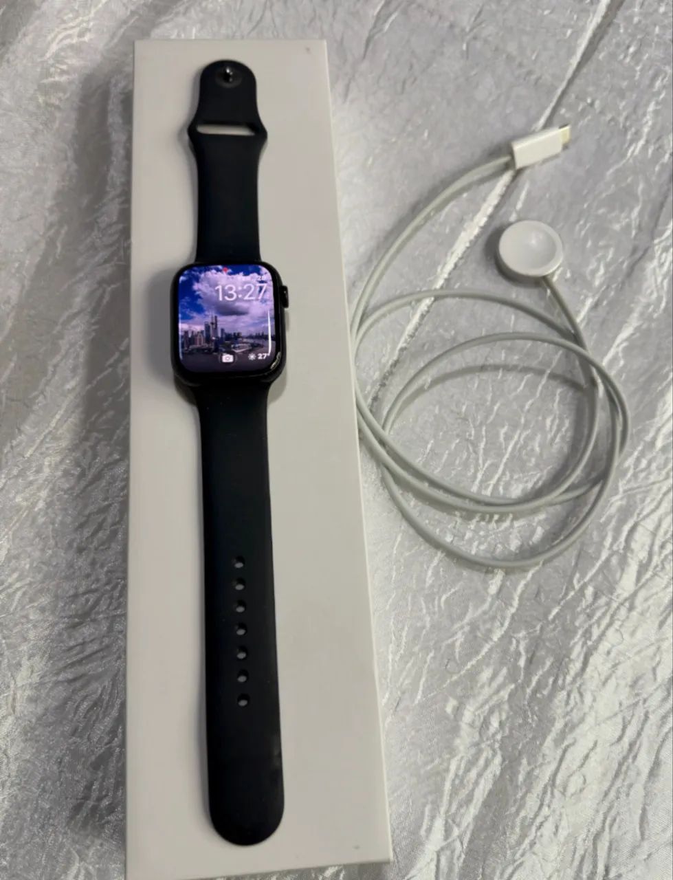 Apple Watch Series 8 Gps + Celular Preto 45mm - Foto 2