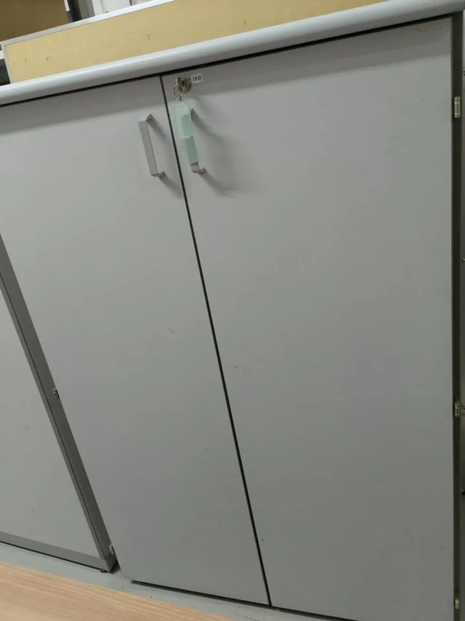 Armário De Escritório Com Prateleiras Cinza- Grande  - Foto 2