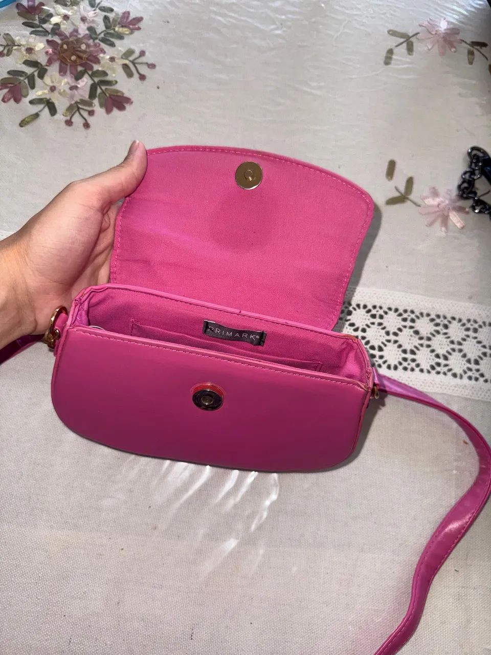 Bolsa Pequena Rosa  - Foto 2