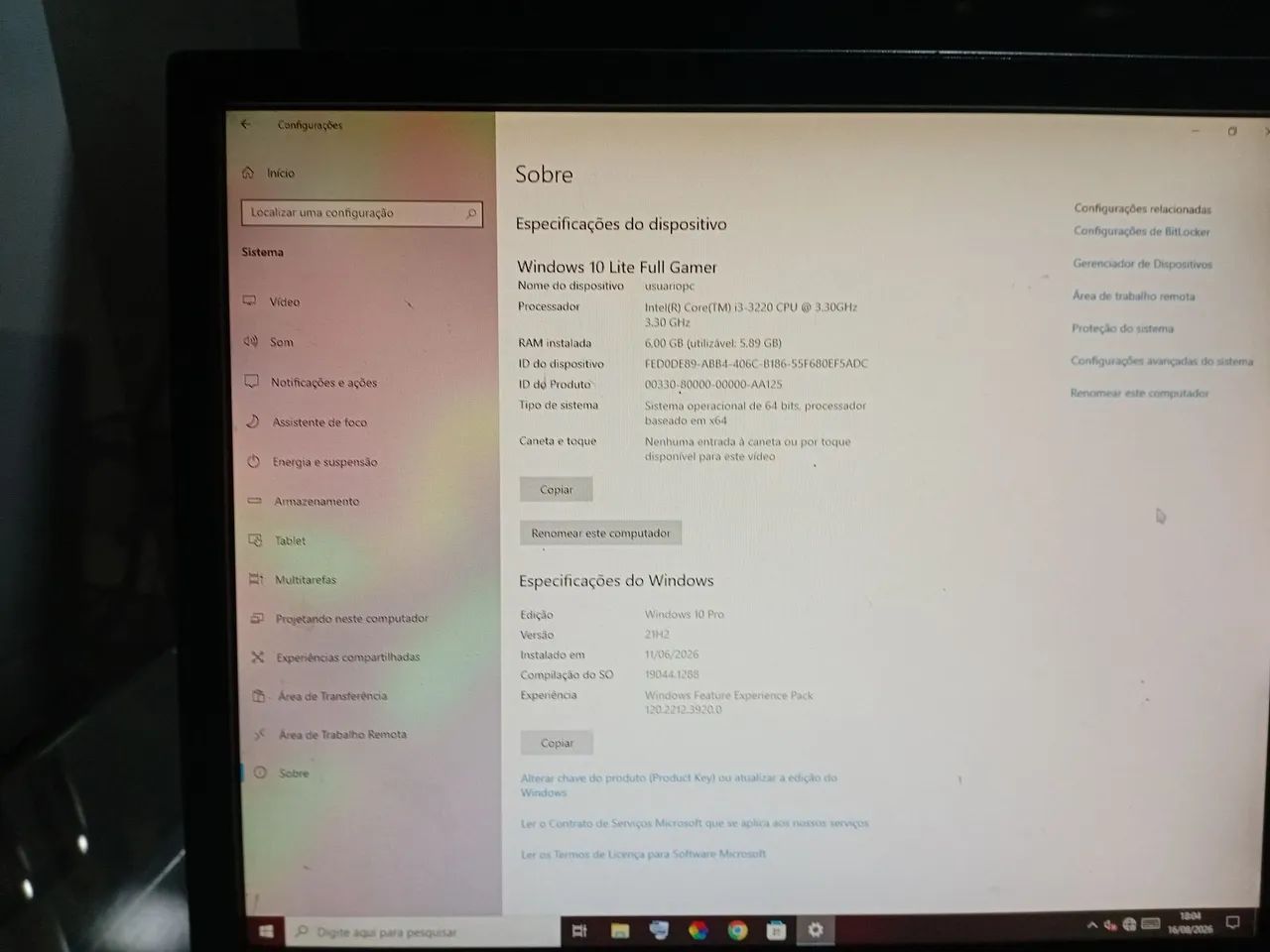 Vendo computador/PC com mesa - Foto 4
