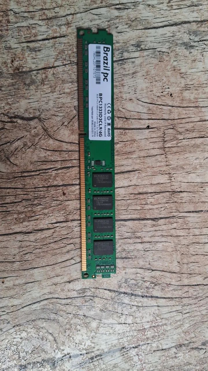 MEMÓRIA RAM DDR3 DE 4GB