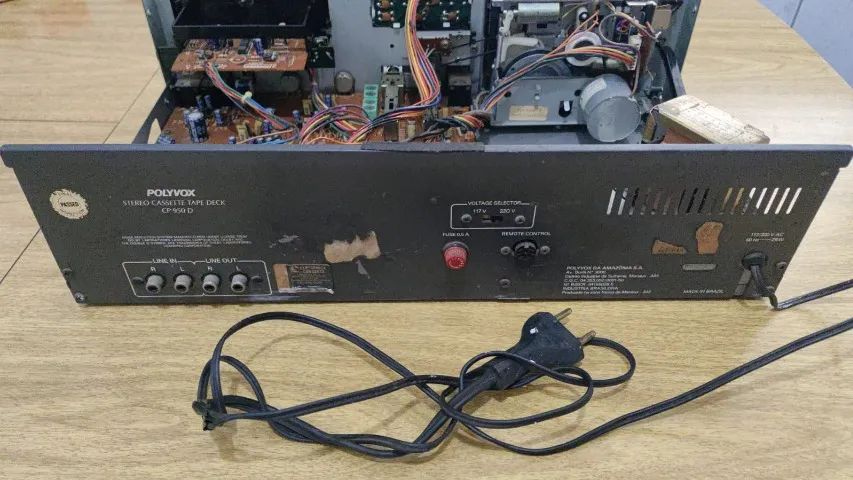 Tape Deck Polyvox CP 950 D para Conserto - Foto 5