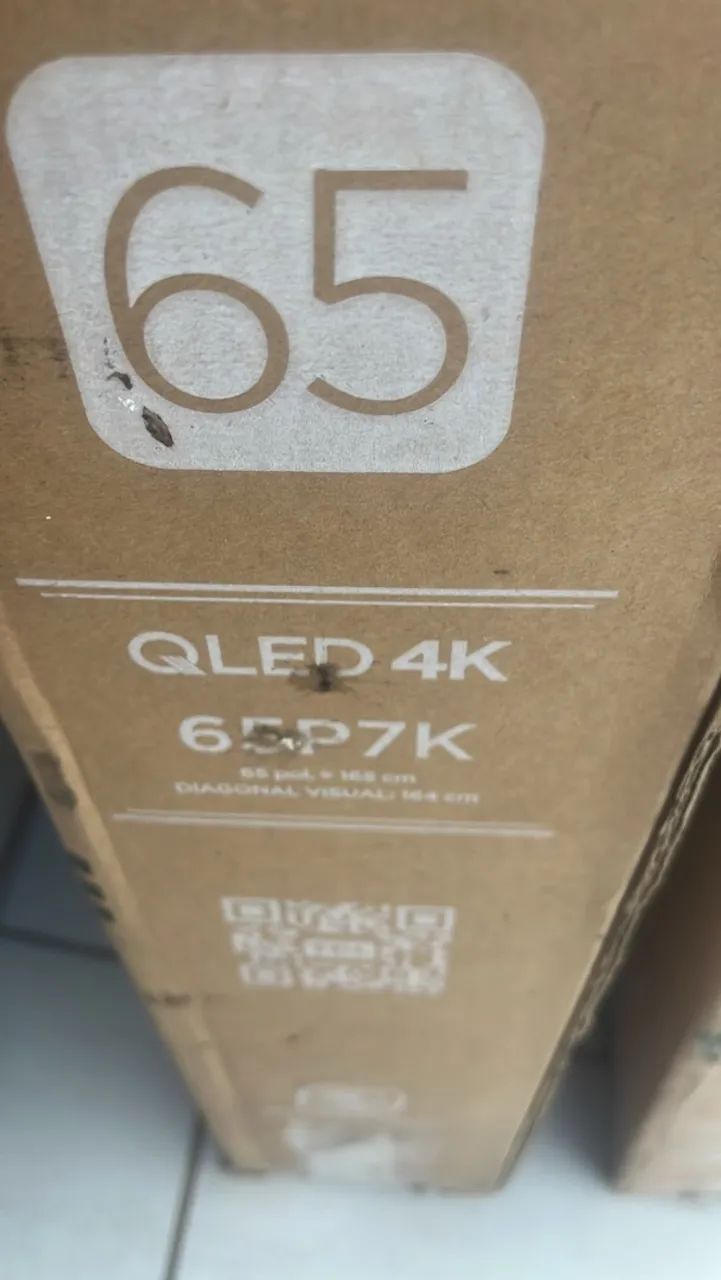 TV QLED  65 polegadas TCL 4k Bhuetooth Alexia nova plástico garantia - Foto 3