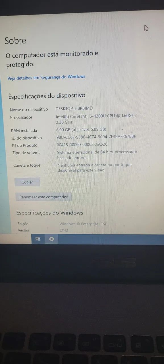 Notebook Asus i5 4200u/ ssd 120gb/6 de ram/ placa de vídeo 2gb Barato - Foto 3