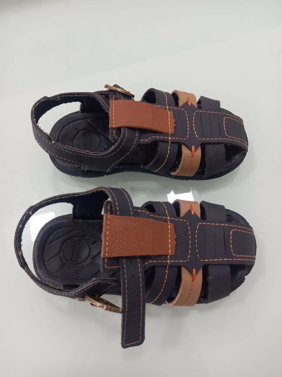Sandalia infantil masculina klin tam 23 azul - Foto 2
