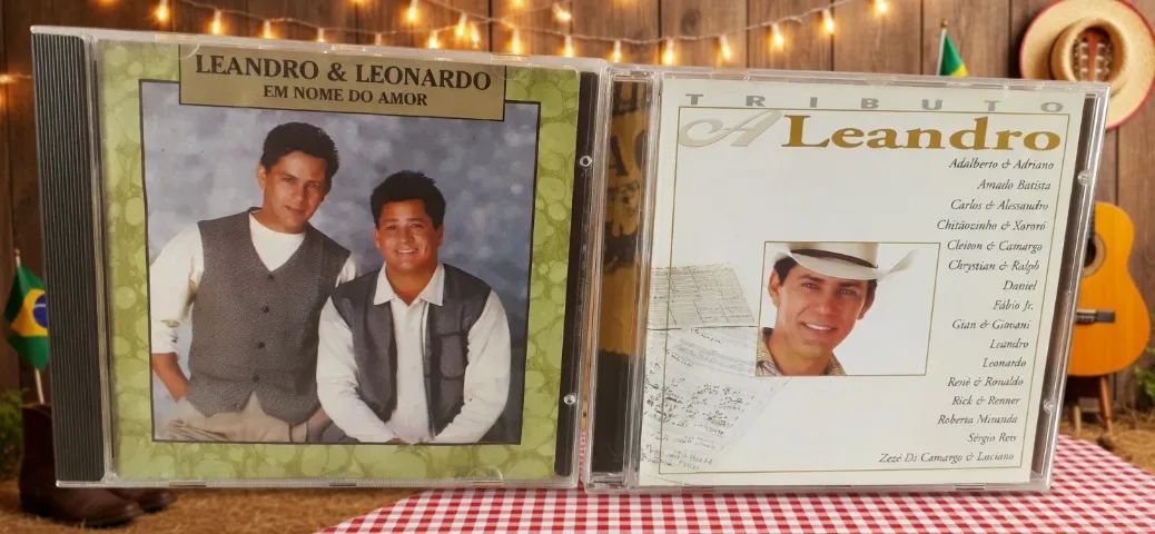 Leandro e Leonardo (Leia a a descrição) Kit com 4 Cds - Foto 2
