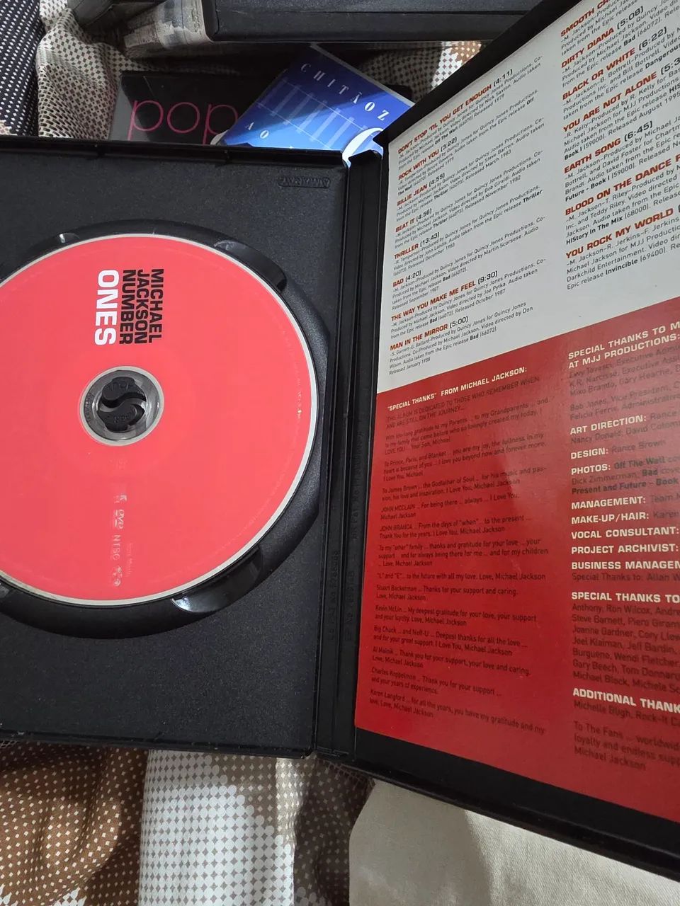 DVD MICHAEL JACKSON NUMBER ONES - Foto 2