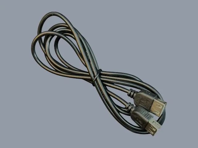 Extensão de Cabo USB Fêmea Para Teclado, Mouse e Pendrive