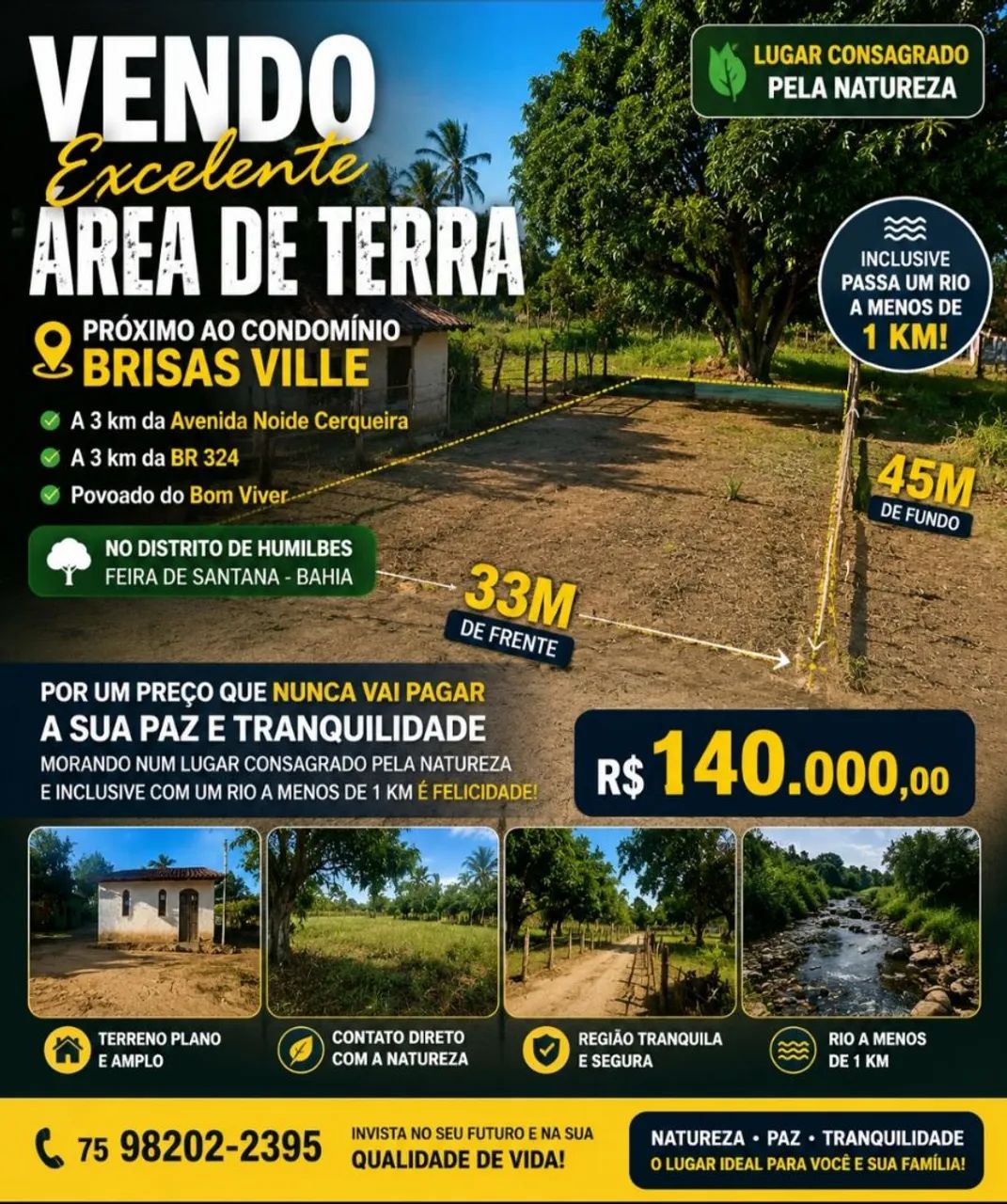 Vendo Terreno 1485m2